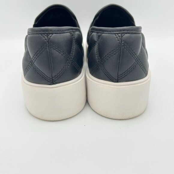 Steve Madden Black Legacy Quilted Slip-On Sneakers Womens 8M Comfort - Picture 7 of 8
